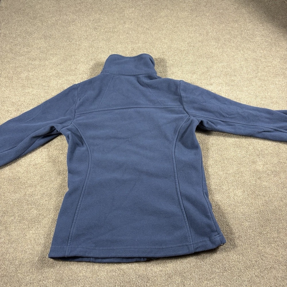 Columbia Jacket Womens S Blue Full Zip Fleece Zip Pockets Sweater Ladies - Picture 5 of 8